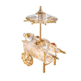 عصفور كريستال عربية فول 21/25/15 ذهبى